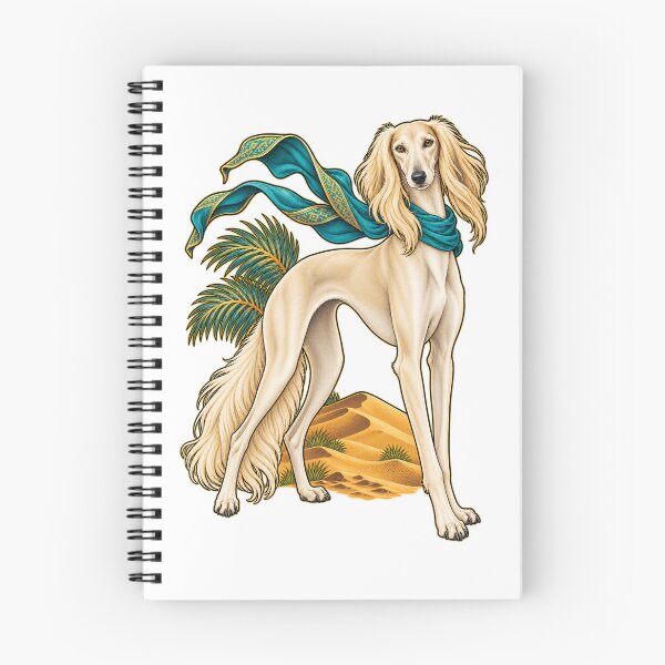 Item preview, Saluki Golden Dune Traveler designed and sold by PlanetPiperArt.
