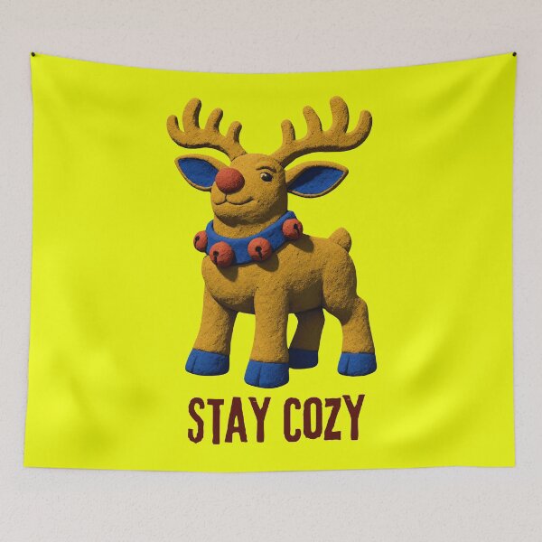 Item preview, Cute Reindeer Stay Cozy Winter - Christmas Holiday Gift designed and sold by stormk10.