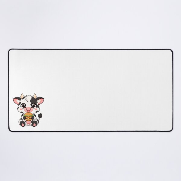 Item preview, Cute Kawaii Cow With Burger designed and sold by Eternalski.