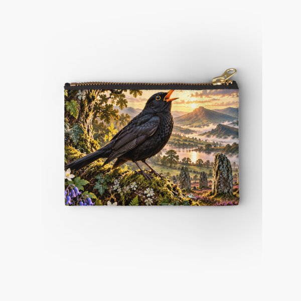 Item preview, The Celtic Blackbird – Enchanted Woodland & Ancient Folklore Art designed and sold by thewandswant.