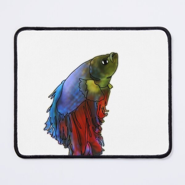Item preview, Silly the beta fish - animalz designed and sold by Ashley’sAnimalz.