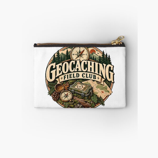 Item preview, Vintage Geocaching Field Club Adventure Badge designed and sold by MysticCanvasAi.