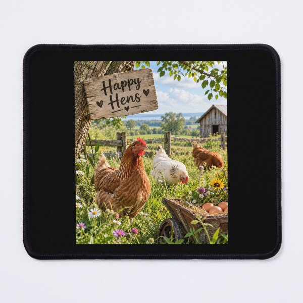 Item preview, Happy Hens - Country Life designed and sold by Tienda-Vane.