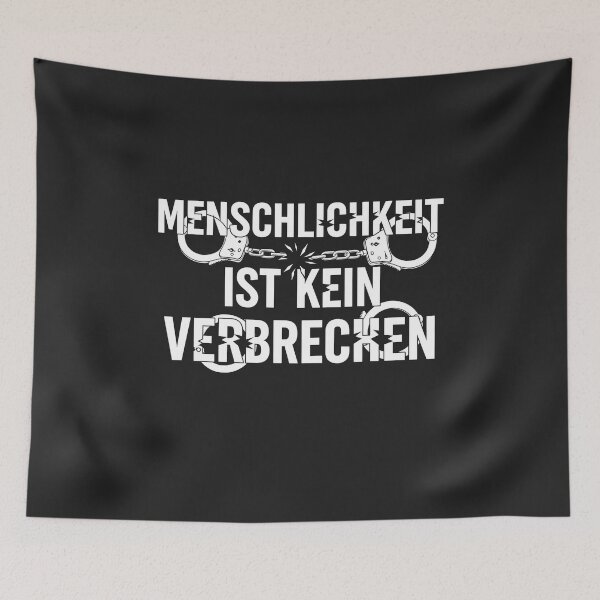 Item preview, Humanity Is Not a Crime Statement designed and sold by AilinsDesigns.