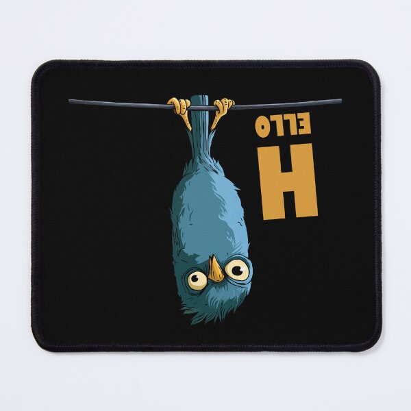 Item preview, Bird Brain Hello – Goofy Blue Bird designed and sold by FMproject.