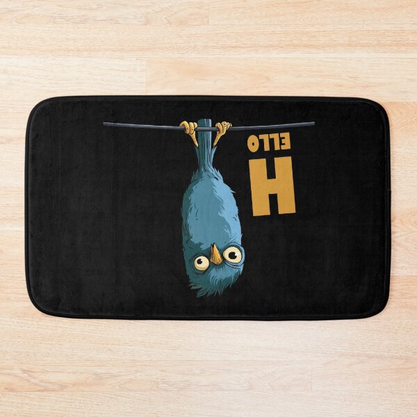 Item preview, Bird Brain Hello – Goofy Blue Bird designed and sold by FMproject.