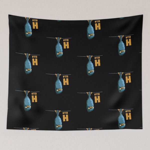 Item preview, Bird Brain Hello – Goofy Blue Bird designed and sold by FMproject.