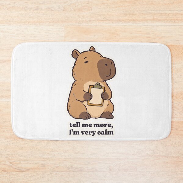 Item preview, Calm Capybara Therapist Says Tell Me More designed and sold by OuqCreations.