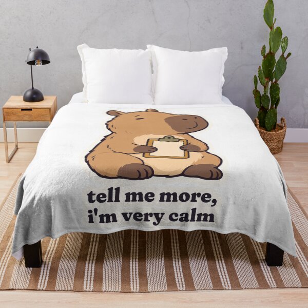Item preview, Calm Capybara Therapist Says Tell Me More designed and sold by OuqCreations.