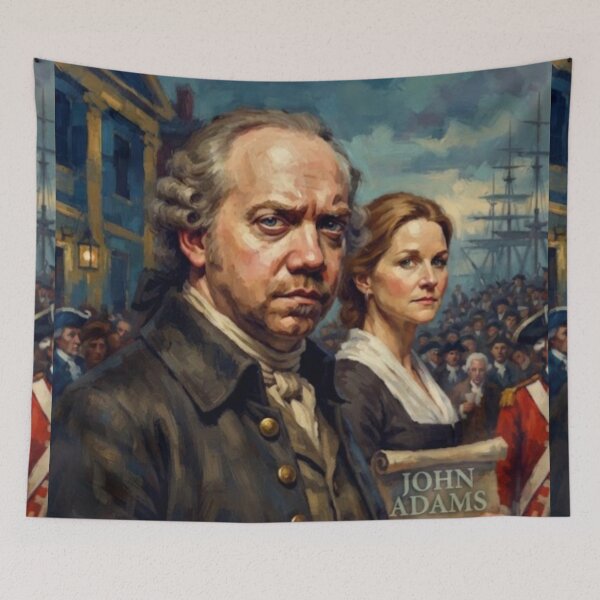 Item preview, John Adams Historical Miniseries Fine Art Tribute designed and sold by Art's Diner.
