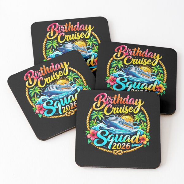 Item preview, Birthday Cruise Squad 2026 Group Travel Celebration Vacation designed and sold by FolkGraphics.