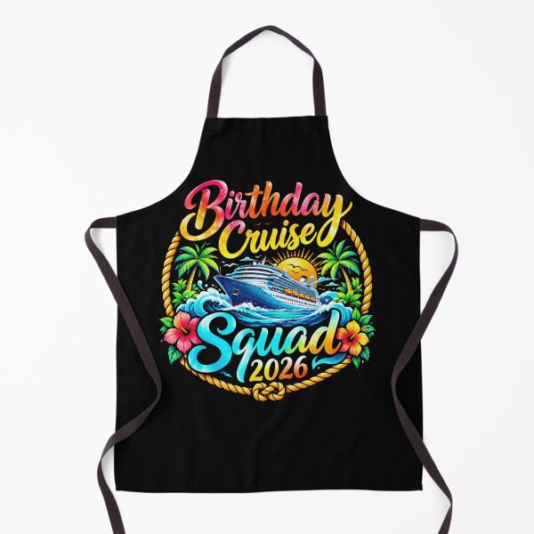 Item preview, Birthday Cruise Squad 2026 Group Travel Celebration Vacation designed and sold by FolkGraphics.