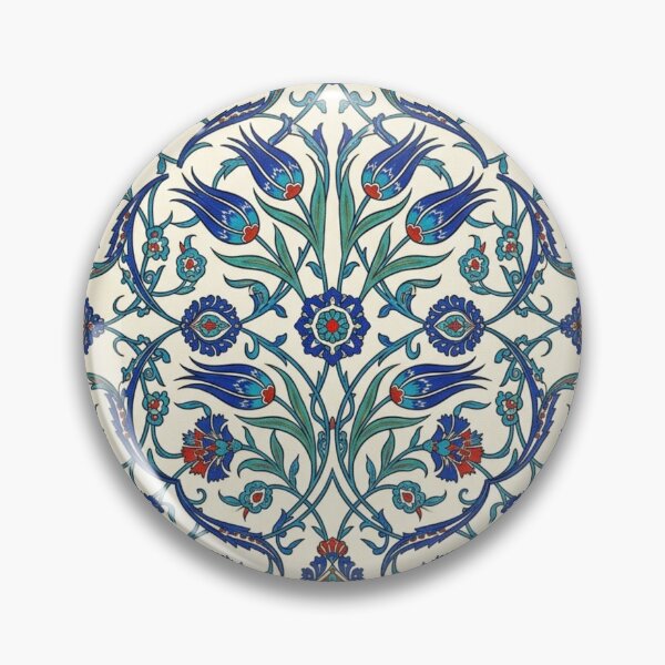 Item preview, Traditional Turkish Iznik Tile Pattern | Ottoman Tulip & Carnation Art designed and sold by Dogandesighn.