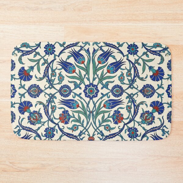 Item preview, Traditional Turkish Iznik Tile Pattern | Ottoman Tulip & Carnation Art designed and sold by Dogandesighn.