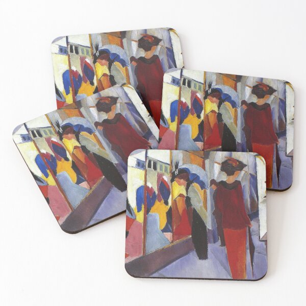 Item preview, Fifth Avenue Haute Couture, The Fashion Store portrait print painting by by August Macke   designed and sold by Jéanpaul  Ferro.