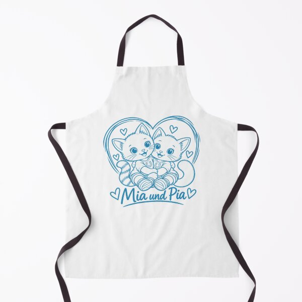 Item preview, HEART IN BLUE No. 1 - From the book series "Mia and Pia - Coloring fun meets cat knowledge - Adventures to color, learn and marvel at". designed and sold by WasserSonneWind.