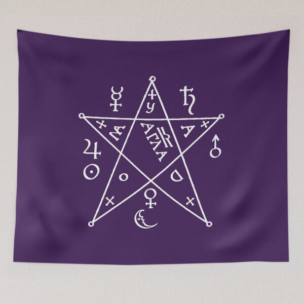 Item preview, The Key of Hell - Pentagram Seal designed and sold by Grove of Things.