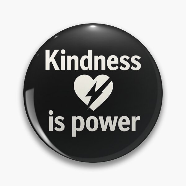 Item preview, Kindness Is Power Heart Lightning Statement designed and sold by AilinsDesigns.