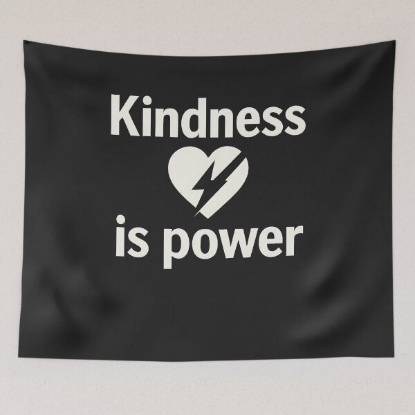 Item preview, Kindness Is Power Heart Lightning Statement designed and sold by AilinsDesigns.