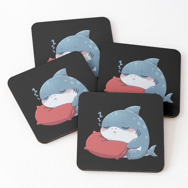 Item preview, Cute Sleepyhead Shark designed and sold by Nature's Chibis.