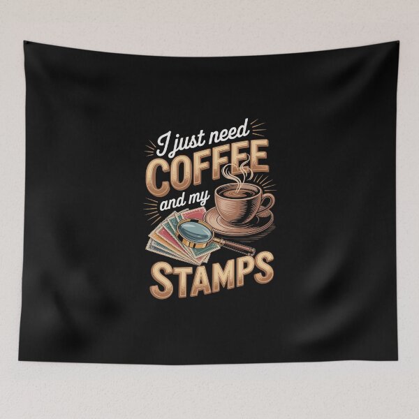 Item preview, „I just need COFFEE and my STAMPS designed and sold by jkrphoto.