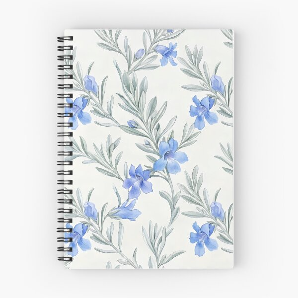 Item preview, Delicate Blue Starflower Meadow designed and sold by Studio BC.