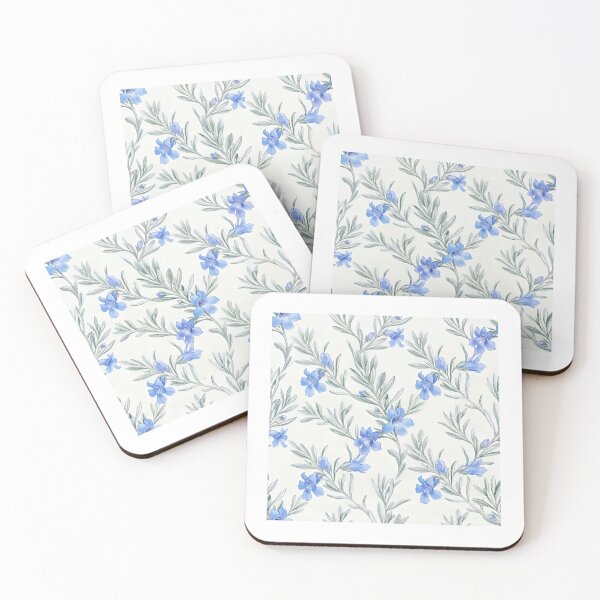 Item preview, Delicate Blue Starflower Meadow designed and sold by Studio BC.