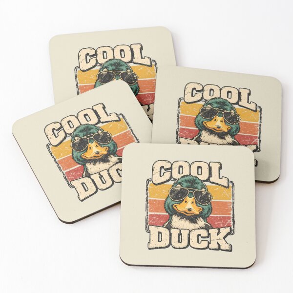 Item preview, Cool Duck – Retro Mallard in Sunglasses designed and sold by AwesomeBeyondLimits.