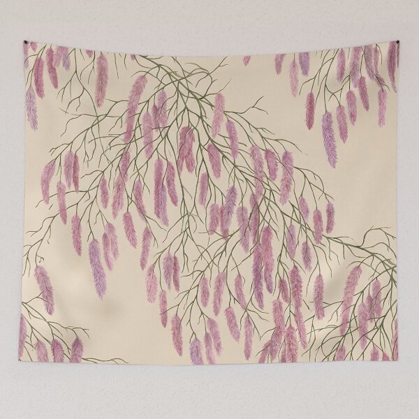 Item preview, Weeping Pink Pendant Botanical designed and sold by Studio BC.