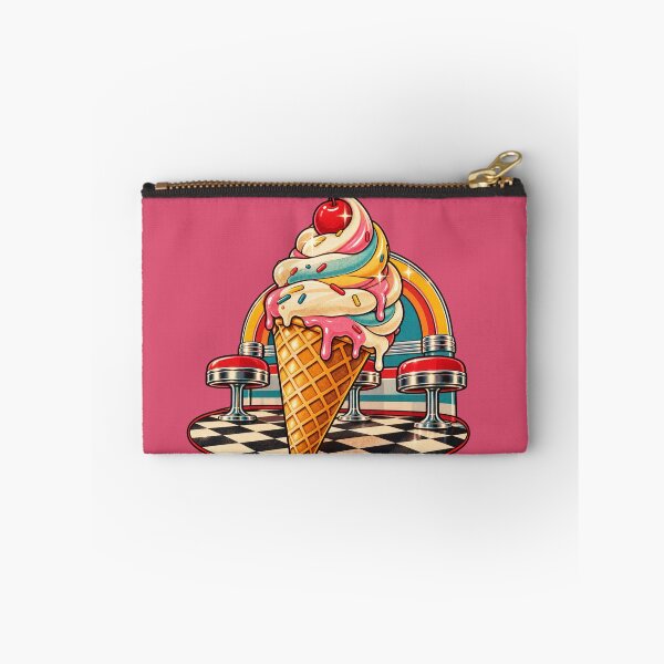 Item preview, Retro 1970s Ice Cream Diner Floor Art – Groovy Vintage Print designed and sold by MagicMakerPh.