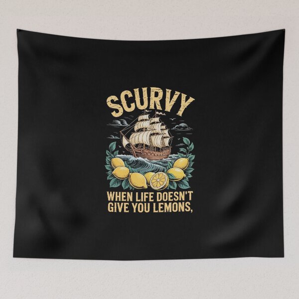 Item preview, SCURVY WHEN LIFE DOESN'T GIVE YOU LEMONS designed and sold by jkrphoto.