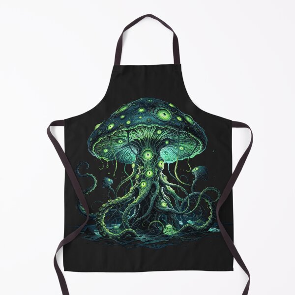 Aperçu de l'œuvre Cosmic Horror Tentacle Mushroom Monster Dark Art créée et vendue par GodsMonsterss.