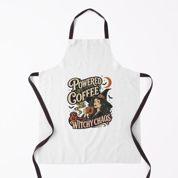 Item preview, Powered by Coffee & Witchy Chaos designed and sold by MOSIDRIP™.
