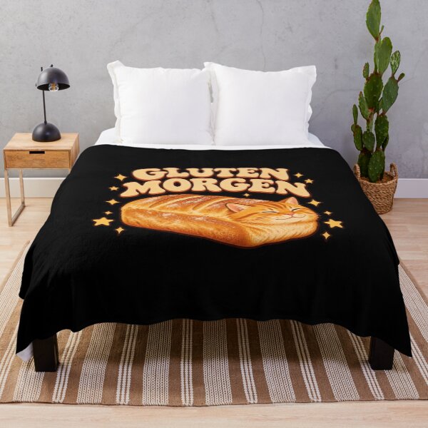 Item preview, Gluten Morgen Orange Cat Loaf of Bread Morning Scene designed and sold by dianadouri.