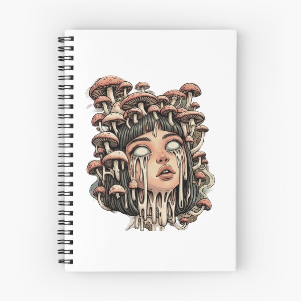 Item preview, Surreal Mushroom Woman Psychedelic Dark Art T designed and sold by Artman96.
