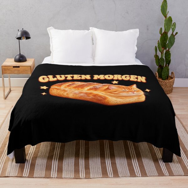 Item preview, Gluten Morgen Orange Cat Bread Loaf Cozy Portrait designed and sold by dianadouri.
