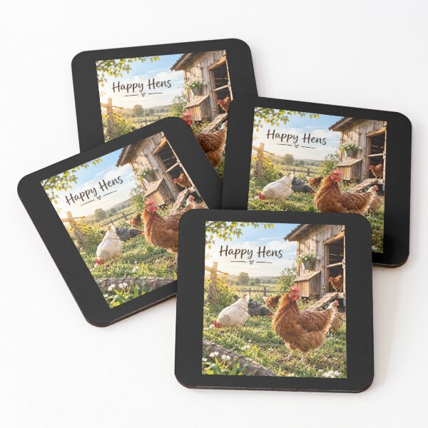 Item preview, Happy Hens - Simple Country Life  designed and sold by Tienda-Vane.