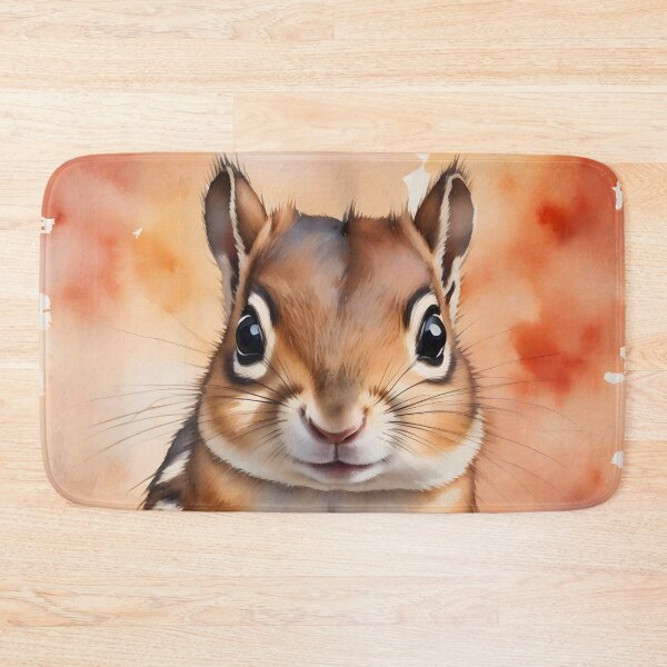 Item preview, Cute Watercolor Chipmunk Portrait designed and sold by Hackl20.