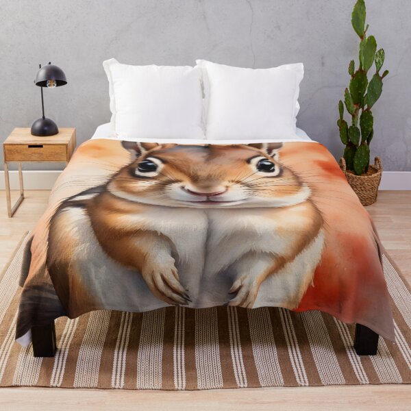 Item preview, Cute Watercolor Chipmunk Portrait designed and sold by Hackl20.
