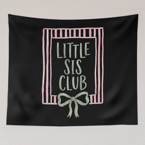 Item preview, Little Sis Club Little Sister Sibling Sisterhood Family Gift designed and sold by FolkGraphics.