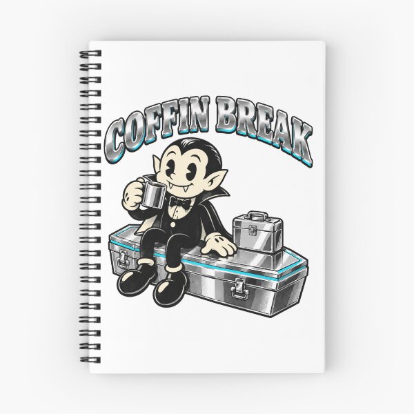 Item preview, Coffin Break Vampire Coffee Night Shift designed and sold by ToonFusionS.