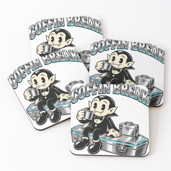 Item preview, Coffin Break Vampire Coffee Night Shift designed and sold by ToonFusionTeeS.