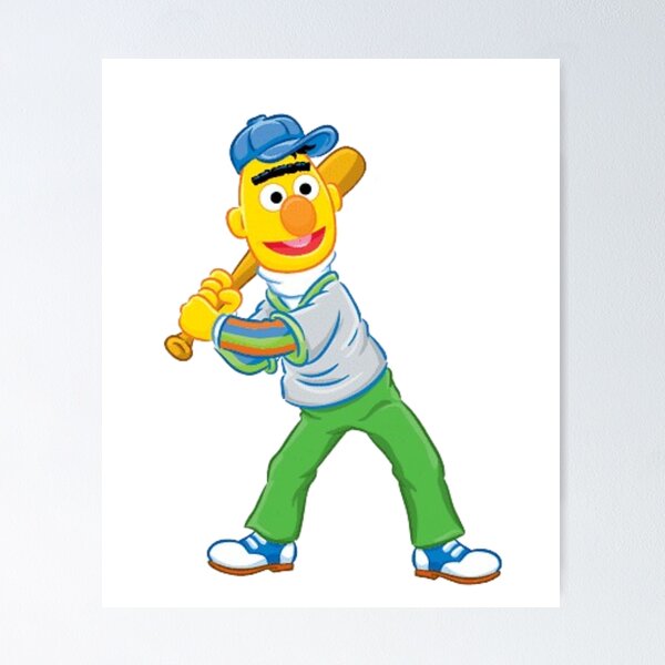Item preview, Happy Cartoon Baseball Player designed and sold by Dew Drop Designs.