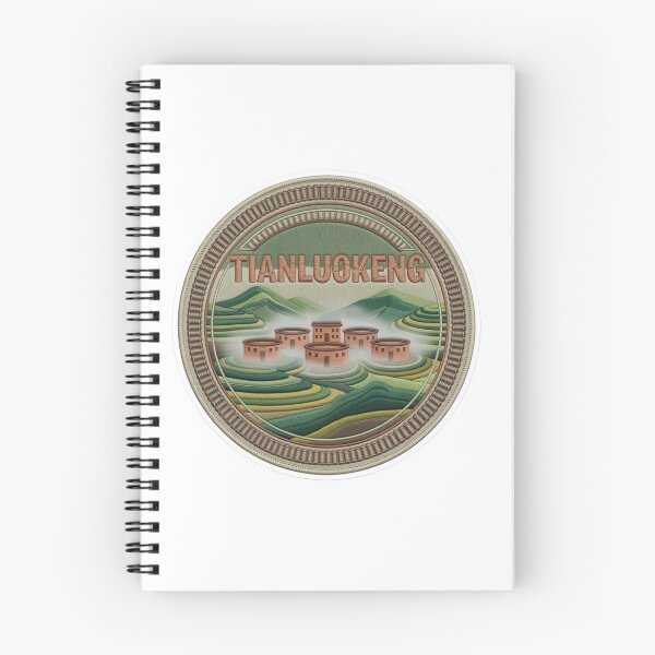 Item preview, Tianluokeng China Fujian Tulou Round Houses Embroidered Patch Sticker designed and sold by Imaginarium of Chaos falcon88 .