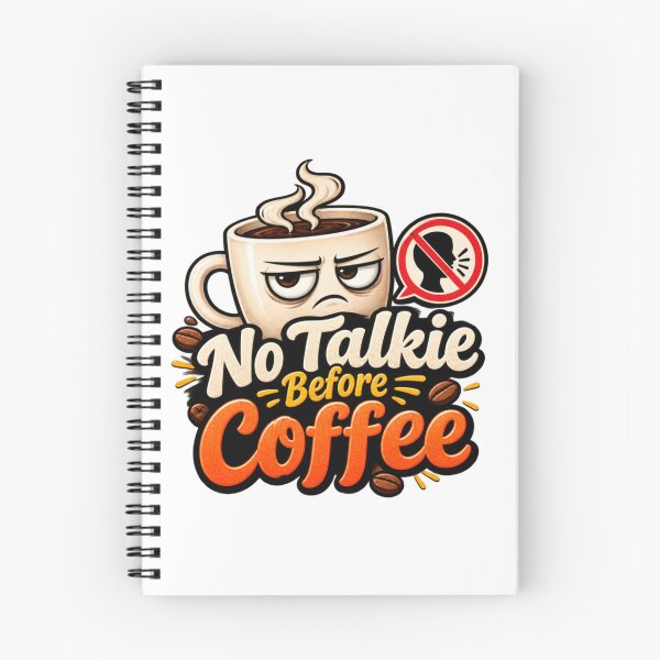 Item preview, No talkie before Coffee –Lover Gift designed and sold by HSE1.