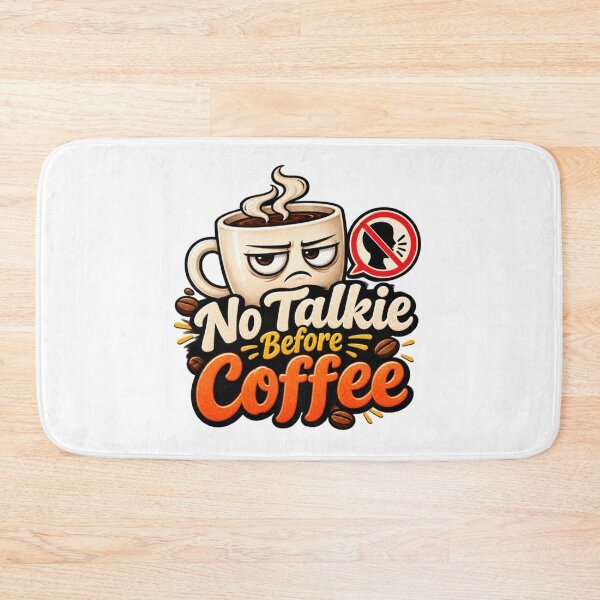 Item preview, No talkie before Coffee –Lover Gift designed and sold by HSE1.