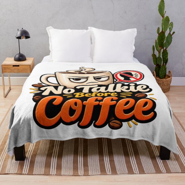 Item preview, No talkie before Coffee –Lover Gift designed and sold by HSE1.
