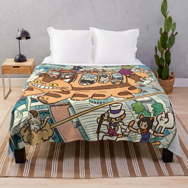 Item preview, Cute cat day art [[kiki's]] go -%[ghiblis]%- flying aways  designed and sold by Wholanshop.