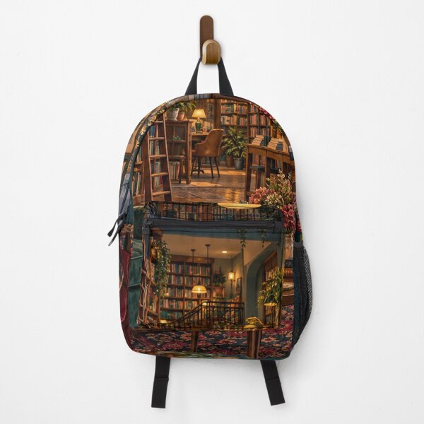 Item preview, Rainy Bookshop Jigsaw Puzzle – Cozy Bookstore Interior with Cat and Books designed and sold by astersgraphics.