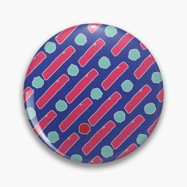 Item preview, Retro Royal Blue and Pink Diagonal Dash Pattern - Abstract Light Blue Dots Geometric designed and sold by Caterina@.